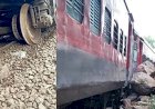 ಉರುಳಿದ ಕಲ್ಲುಬಂಡೆ: ಹಳಿ ತಪ್ಪಿದ ರೈಲು; ಪ್ರಯಾಣಿಕರು ಪಾರು