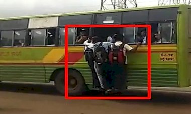 ಅಣ್ಣಿಗೇರಿ: ಅಸಮರ್ಪಕ ಬಸ್, ಇರುವ ಬಸ್ ಗೆ ಜೋತುಬಿದ್ದ ವಿದ್ಯಾರ್ಥಿಗಳು