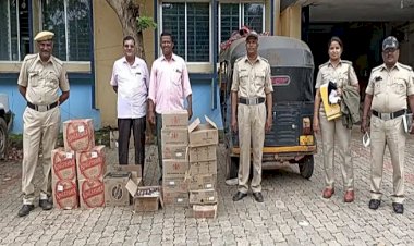 ಹುಬ್ಬಳ್ಳಿ: ಅಬಕಾರಿ ಇಲಾಖೆ ಕಾರ್ಯಾಚರಣೆ: ಲಕ್ಷಾಂತರ ರೂ. ಮೌಲ್ಯದ ಮದ್ಯ ಬಿಟ್ಟು ಆರೋಪಿತರು ಎಸ್ಕೇಪ್