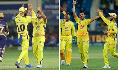 IPL 2021 Final match: ಚೆನ್ನೈ ಬೌಲಿಂಗ್ ದಾಳಿಗೆ ಕೆಕೆಆರ್ ತತ್ತರ- ಧೋನಿ ಬಾಯ್ಸ್‌ ಮುಡಿಗೆ ಮತ್ತೊಂದು ಟ್ರೋಫಿ