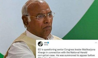 ಖರ್ಗೆಗೆ ED ಶಾಕ್ : ಸಮನ್ಸ್ ಜಾರಿ