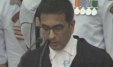 ನ್ಯಾಯಮೂರ್ತಿ ಡಿವೈ ಚಂದ್ರಚೂಡ್ ಅವರು ಮುಖ್ಯ ನ್ಯಾಯಮೂರ್ತಿಯಾಗಿ ಪ್ರಮಾಣ ವಚನ ಸ್ವೀಕಾರ