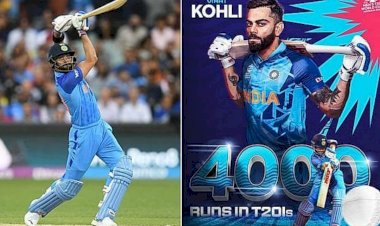 ಟಿ20 ಕ್ರಿಕೆಟ್‌ನಲ್ಲಿ ಇತಿಹಾಸ ಬರೆದ ವಿರಾಟ್ ಕೊಹ್ಲಿ