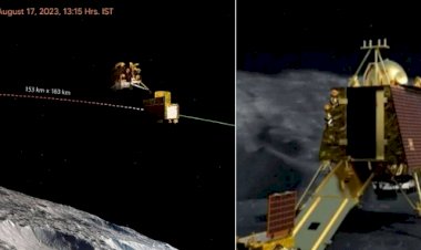 ಬಾಹ್ಯಾಕಾಶ ನೌಕೆಯಿಂದ ಬೇರ್ಪಟ್ಟ 'ವಿಕ್ರಮ್ ಲ್ಯಾಂಡರ್' : ಮಹತ್ವದ ಘಟ್ಟ ತಲುಪಿದ ಇಸ್ರೋ