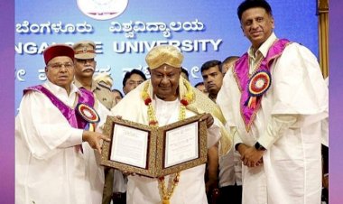 ಬೆಂಗಳೂರು: ಮತ್ತೊಮ್ಮೆ ಡಾಕ್ಟರೇಟ್ ಗೌರವಕ್ಕೆ ಒಳಗಾದ ಮಾಜಿ ಪಿಎಂ ದೇವೇಗೌಡ