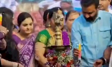 ಧಾರವಾಡದ ಕೆಸಿಡಿ ಮೈದಾನದಲ್ಲಿ ಗ್ಯಾರಂಟಿ ಫಲಾನುಭವಿಗಳ ಸಮಾಗಮ