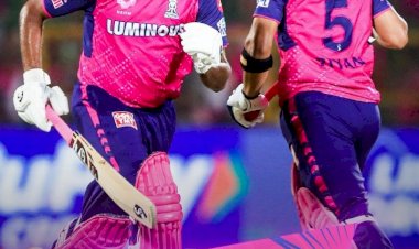 IPL 2024 | RR vs DC: ಸಿಕ್ಸರ್, ಬೌಂಡರಿ ಮಳೆ ಸುರಿಸಿದ ಪರಾಗ್ - ಡೆಲ್ಲಿಗೆ 186 ರನ್ ಟಾರ್ಗೆಟ್ ನೀಡಿದ ರಾಜಸ್ಥಾನ್