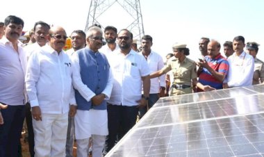 ತುಮಕೂರು : ಸೌರಶಕ್ತಿ ಮೂಲಕ ಹಗಲಿನಲ್ಲಿ ರೈತರಿಗೆ ವಿದ್ಯುತ್ ಪೂರೈಕೆ - ಸಚಿವ ಕೆ.ಜೆ. ಜಾರ್ಜ್