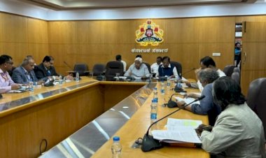 ವಿವಿಧ ಅಧಿಕಾರಿಗಳೊಂದಿಗೆ ಕಾನೂನು ಸಚಿವ ಹೆಚ್.ಕೆ.ಪಾಟೀಲ್, ಗೃಹ ಸಚಿವ ಪರಮೇಶ್ವರ ಸಭೆ