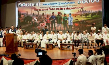 ಕಾರ್ಮಿಕರ ದಿನಾಚರಣೆ ಕಾರ್ಯಕ್ರಮದಲ್ಲಿ ಡಿಸಿಎಂ ಡಿಕೆ ಶಿವಕುಮಾರ್ ಭಾಗಿ