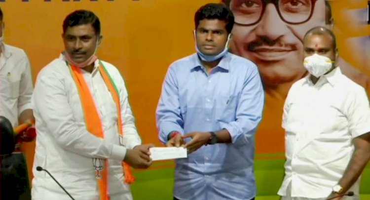 ಅಧಿಕೃತವಾಗಿ ಬಿಜೆಪಿಗೆ ಸೇರ್ಪಡೆಯಾದ ಸಿಂಗಂ ಖ್ಯಾತಿಯ ಅಣ್ಣಾಮಲೈ