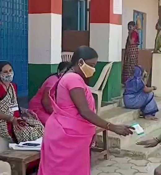 ನಿಗದಿ, ಮಾರಡಗಿ ಗ್ರಾಮ ಪಂಚಾಯ್ತಿಗೆ ತುರುಸಿನ ಮತದಾನ