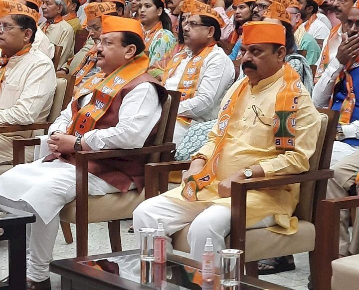 ನವದೆಹಲಿ: ಬಿಜೆಪಿ ಸಂಸ್ಥಾಪನಾ ದಿನಾಚರಣೆಯಲ್ಲಿ ಸಿಎಂ ಬೊಮ್ಮಾಯಿ ಭಾಗಿ