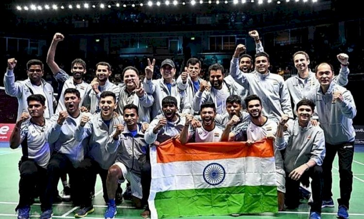 ಥಾಮಸ್ ಕಪ್ 2022: ಐತಿಹಾಸಿಕ ಗೆಲುವು, ಇತಿಹಾಸ ನಿರ್ಮಿಸಿದ ಭಾರತ