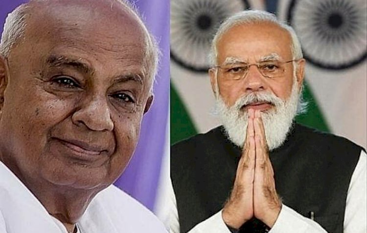 ಮಾಜಿ ಪ್ರಧಾನಿ ದೇವೇಗೌಡರಿಗೆ ಮೋದಿ ಶುಭಾಶಯ !