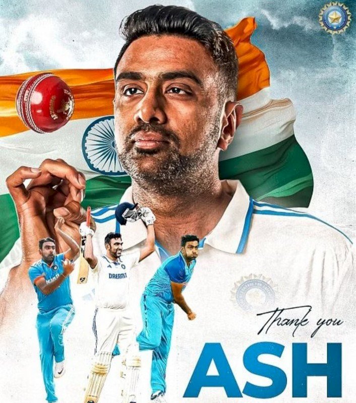 ಅಂತರರಾಷ್ಟ್ರೀಯ ಕ್ರಿಕೆಟ್ಗೆ ನಿವೃತ್ತಿ ಘೋಷಿಸಿದ ಆರ್. ಅಶ್ವಿನ್