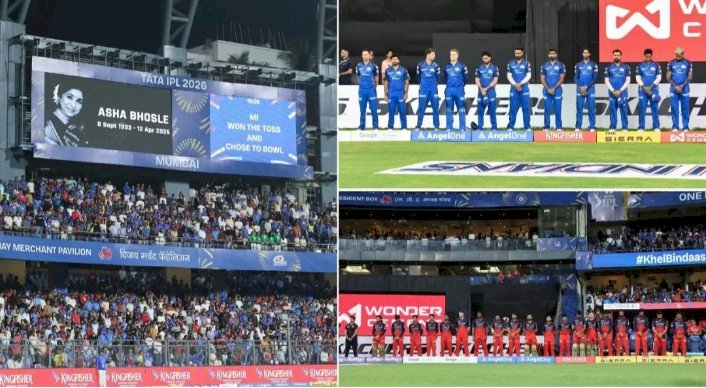 IPL ಅಂಗಳದಲ್ಲಿ ಆಶಾಜೀಗೆ ಮೌನ ನಮನ: ದಂತಕಥೆಗೆ ಕ್ರಿಕೆಟ್ ಲೋಕದ ಗೌರವ